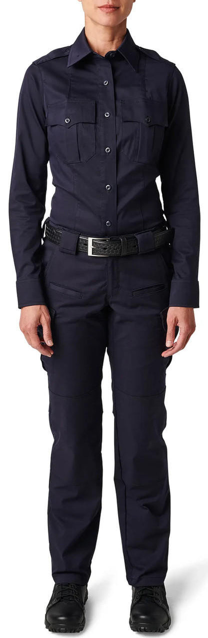  5.11 Tactical Women's NYPD Stryke Twill Long Sleeve Uniform Shirt 62418