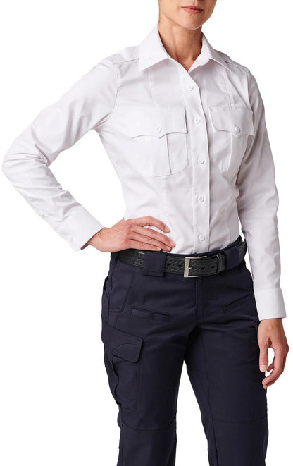  5.11 Tactical Women's NYPD Stryke Twill Long Sleeve Uniform Shirt 62418