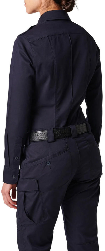  5.11 Tactical Women's NYPD Stryke Twill Long Sleeve Uniform Shirt 62418