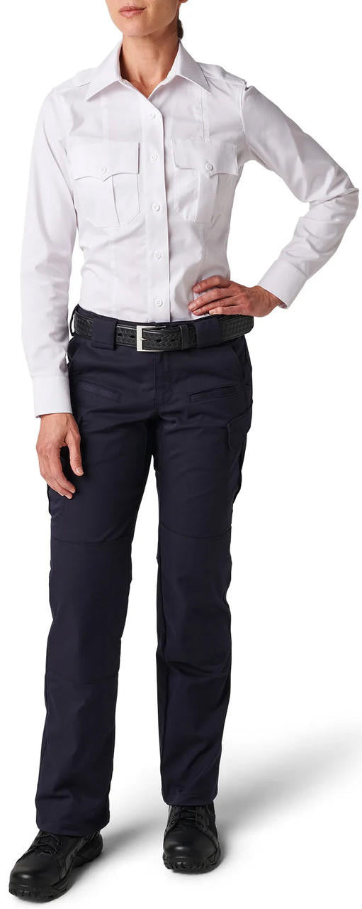  5.11 Tactical Women's NYPD Stryke Twill Long Sleeve Uniform Shirt 62418