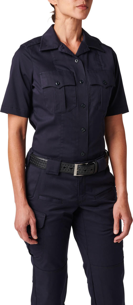  5.11 Tactical Women's NYPD Stryke Twill Short Sleeve Uniform Shirt 61334