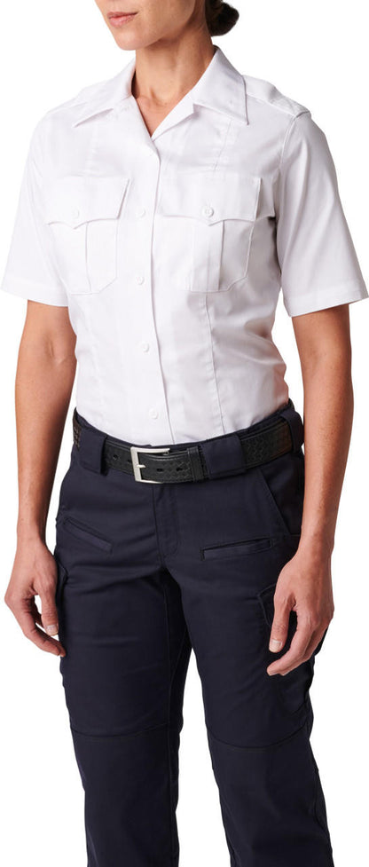 5.11 Tactical Women's NYPD Stryke Twill Short Sleeve Uniform Shirt 61334