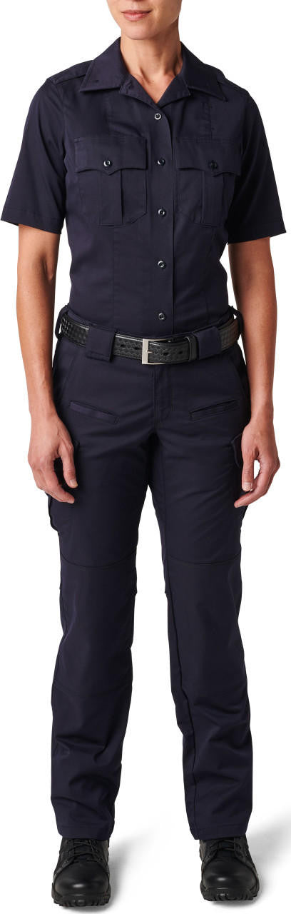  5.11 Tactical Women's NYPD Stryke Twill Short Sleeve Uniform Shirt 61334