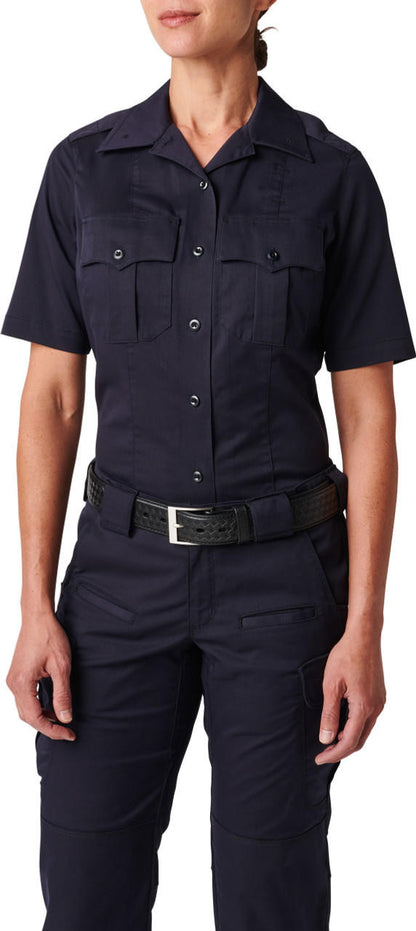  5.11 Tactical Women's NYPD Stryke Twill Short Sleeve Uniform Shirt 61334