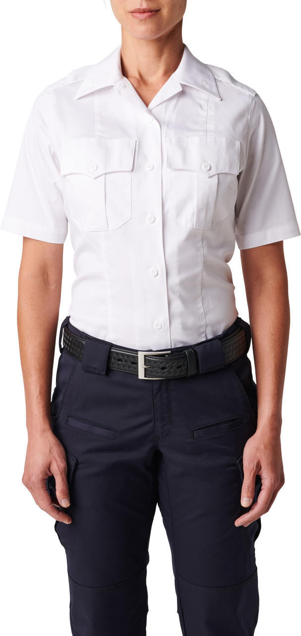  5.11 Tactical Women's NYPD Stryke Twill Short Sleeve Uniform Shirt 61334