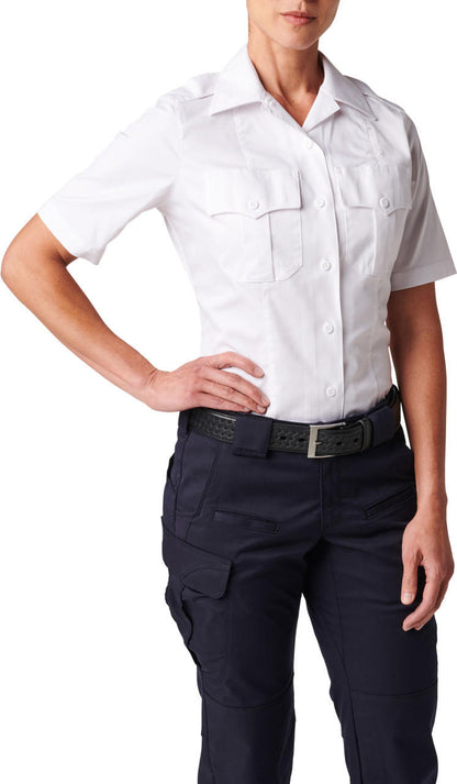  5.11 Tactical Women's NYPD Stryke Twill Short Sleeve Uniform Shirt 61334