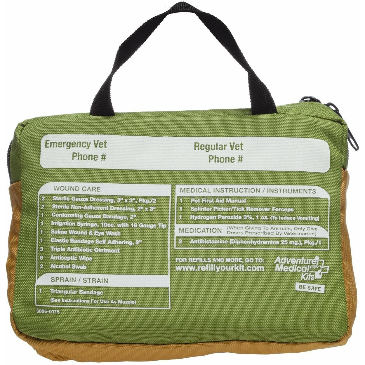  Adventure Medical Kits Adventure Dog Series, Trail Dog Medical Kit 0135-0115