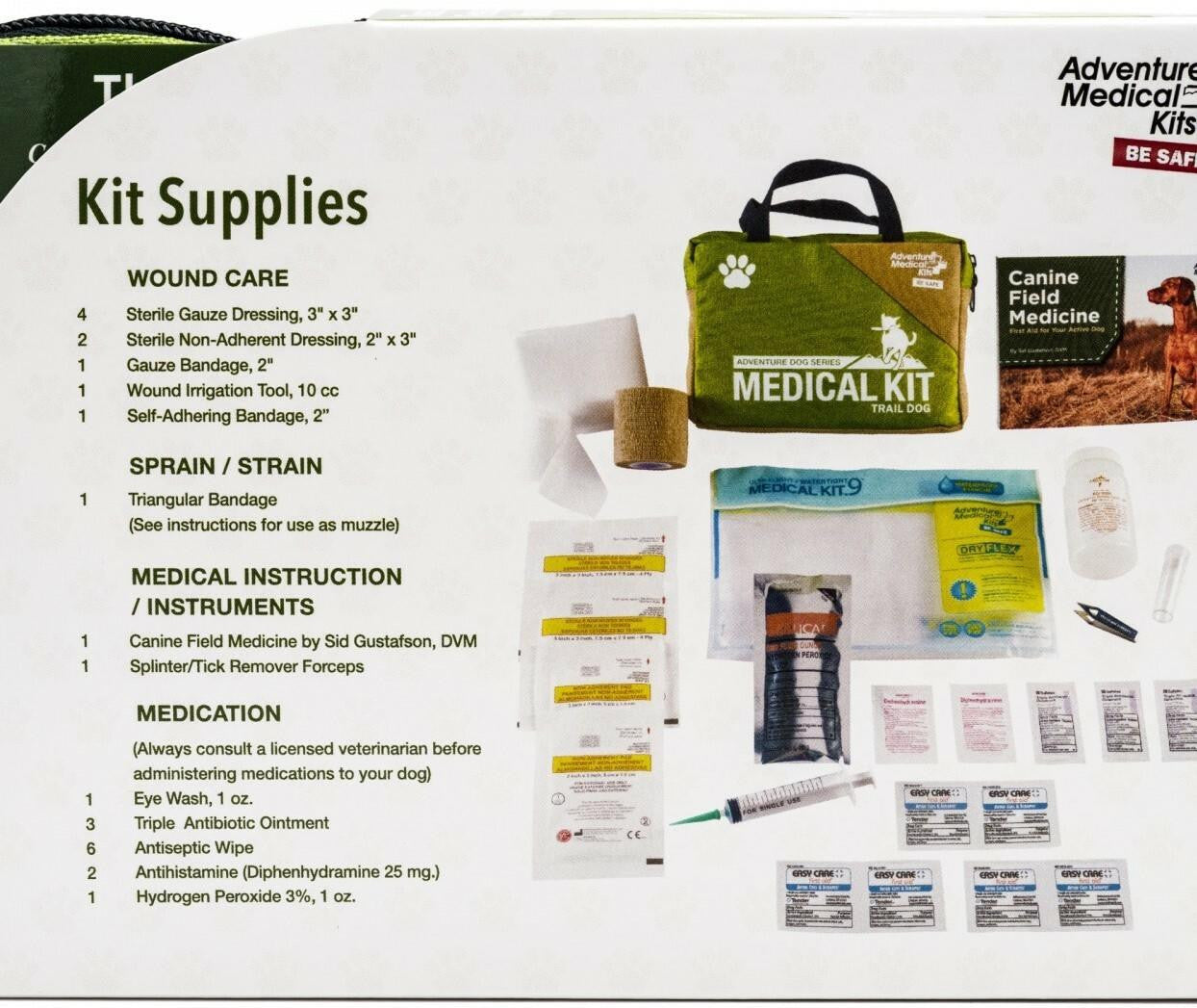  Adventure Medical Kits Adventure Dog Vet-In-A-Box Medical Kit 0135-0117