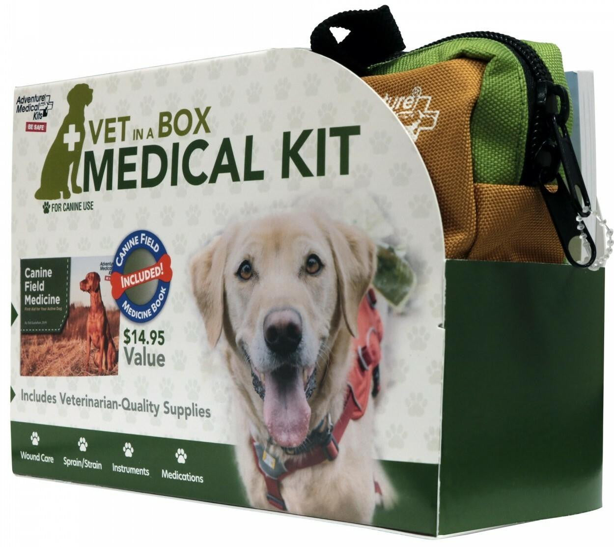  Adventure Medical Kits Adventure Dog Vet-In-A-Box Medical Kit 0135-0117