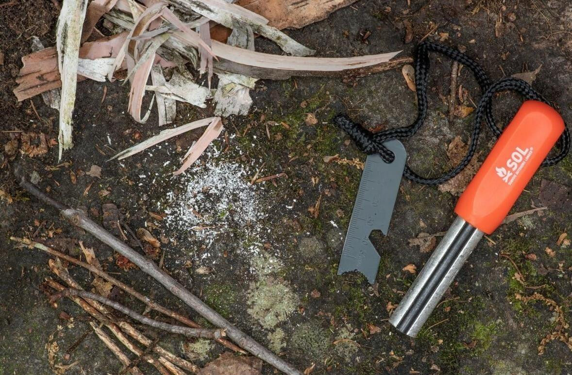  Adventure Medical Kits Mag Striker With Tinder Cord 0140-1242