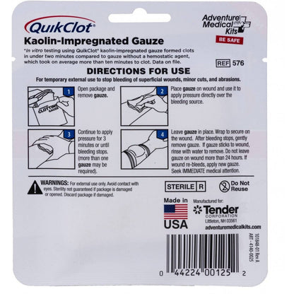  Adventure Medical Kits QuikClot Gauze 3" X 2' 5020-0025