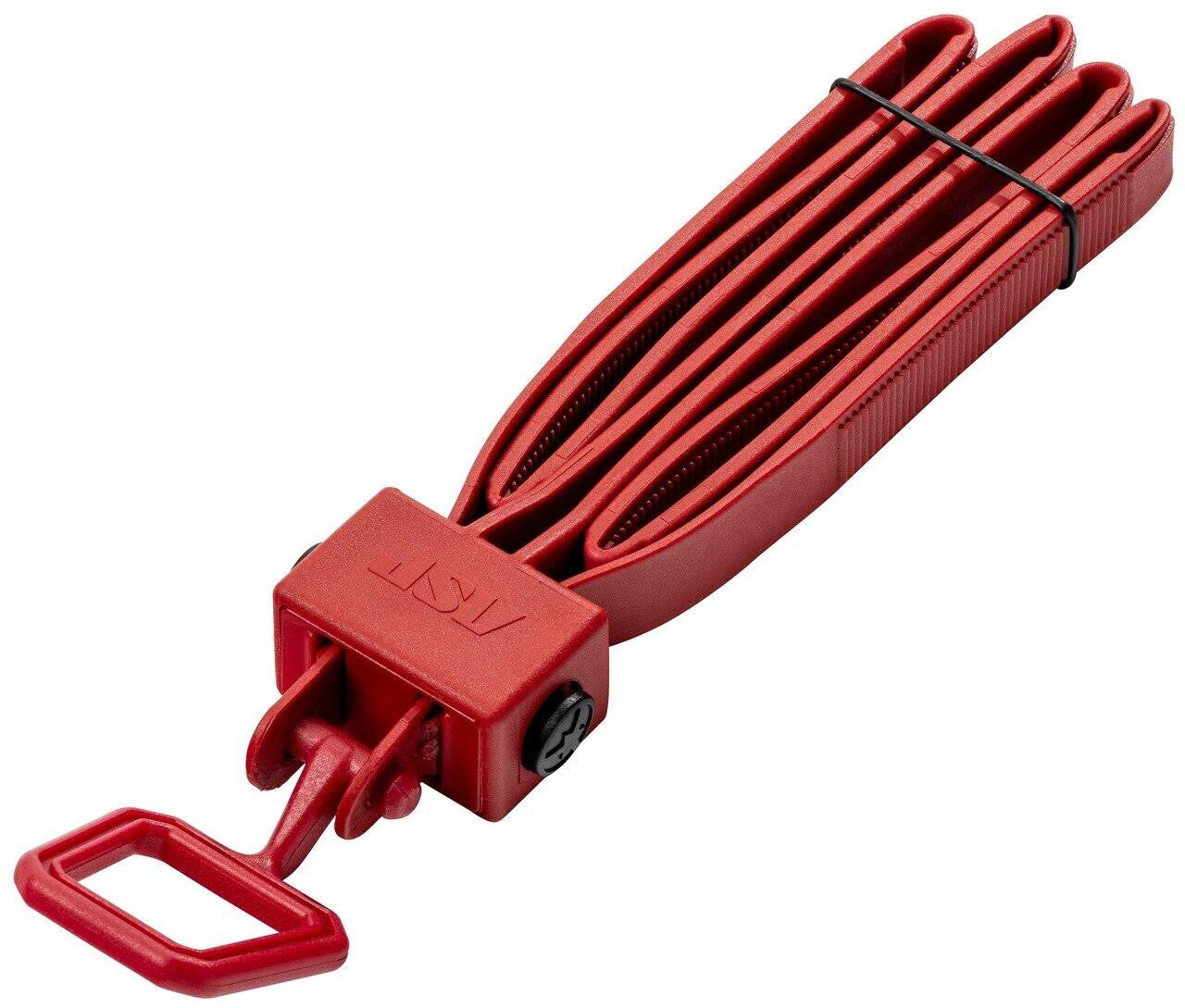  ASP Products Red Training Tri-Fold Restraints - 6 Pack - 56191
