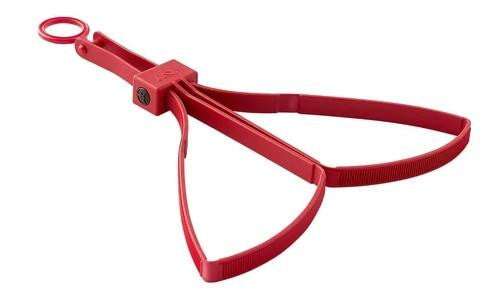  ASP Products Red Training Tri-Fold Restraints - 6 Pack - 56191