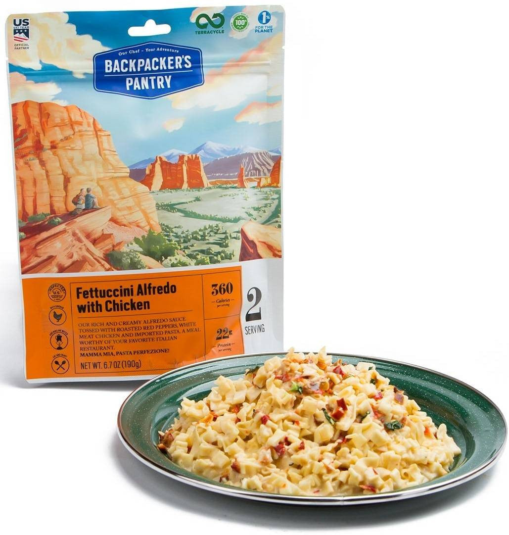  Backpacker's Pantry Fettuccini Alfredo With Chicken - 2 Servings