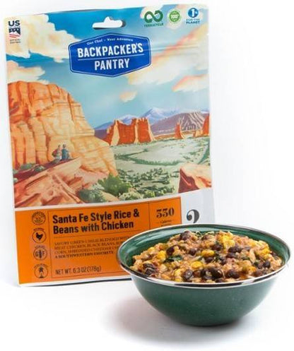  Backpacker's Pantry Santa Fe Rice & Beans W/ Chicken - 2 Servings