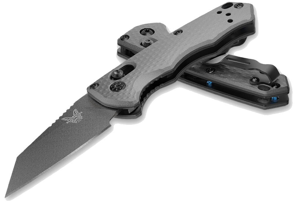  Benchmade 2900BK Charcoal Grey Auto Immunity Wharncliffe Tactical EDC Automatic Knife