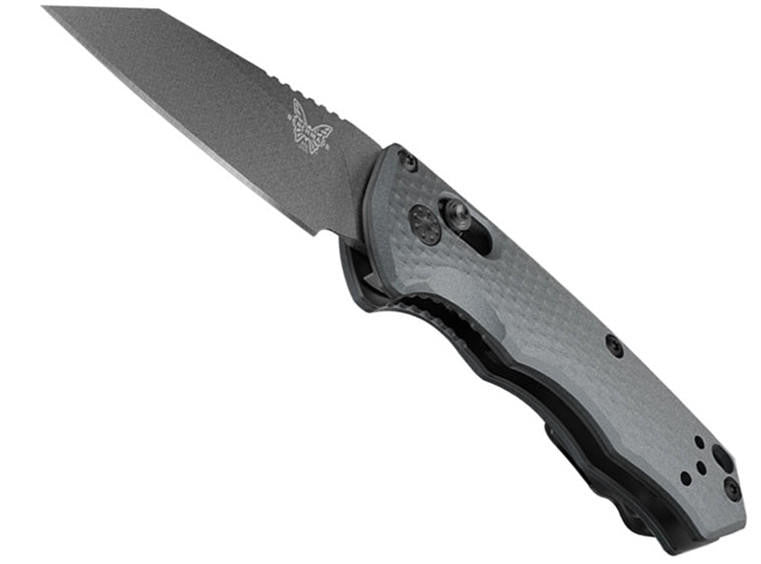 Benchmade 2900BK Charcoal Grey Auto Immunity Wharncliffe Tactical EDC Automatic Knife