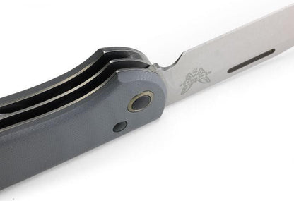  Benchmade 317 Grey Weekender Clip-Point Multi-Blade Folding Pocket Knife