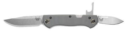 Benchmade 317 Grey Weekender Clip-Point Multi-Blade Folding Pocket Knife