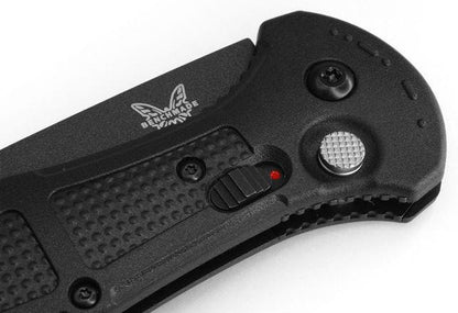  Benchmade 9070BK Black Claymore Drop-Point Push-Button Automatic Knife