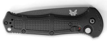  Benchmade 9070BK Black Claymore Drop-Point Push-Button Automatic Knife