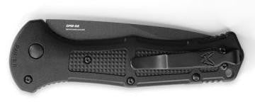  Benchmade 9070BK Black Claymore Drop-Point Push-Button Automatic Knife