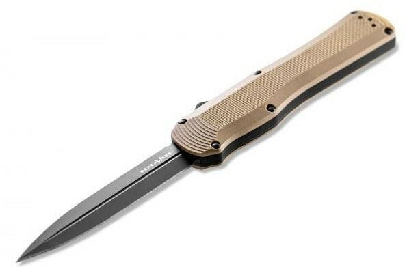  Benchmade Autocrat Coyote Brown G10 Double Edge Dagger 3400BK-2