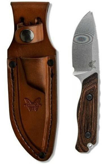  Benchmade Hidden Canyon Hunter Wood Fixed Blade Knife 15017