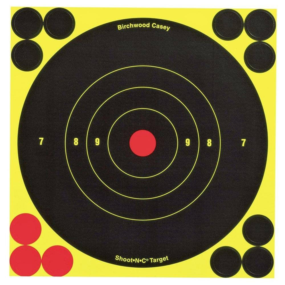  Birchwood Casey Shoot N'C Self-Adhesive Targets - 3", 6" And 8" Bull's-Eye Packs - BULLSEYE-34550