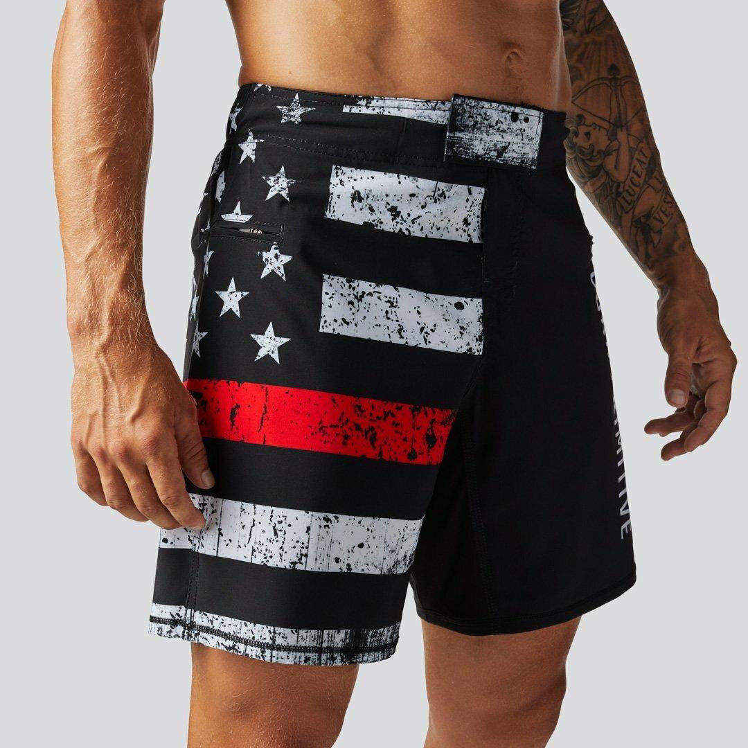  Born Primitive American Defender 3.0 Thin Red Line Short