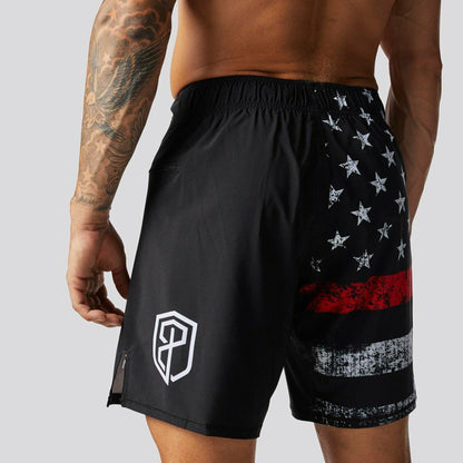  Born Primitive American Defender 3.0 Thin Red Line Short