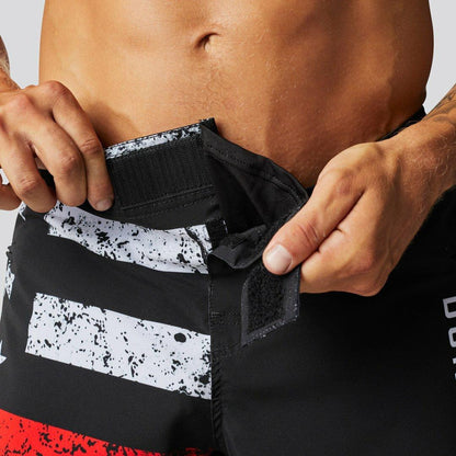  Born Primitive American Defender 3.0 Thin Red Line Short