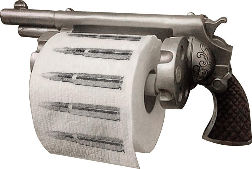  Caliber Gourmet Revolver Toilet Paper Holder