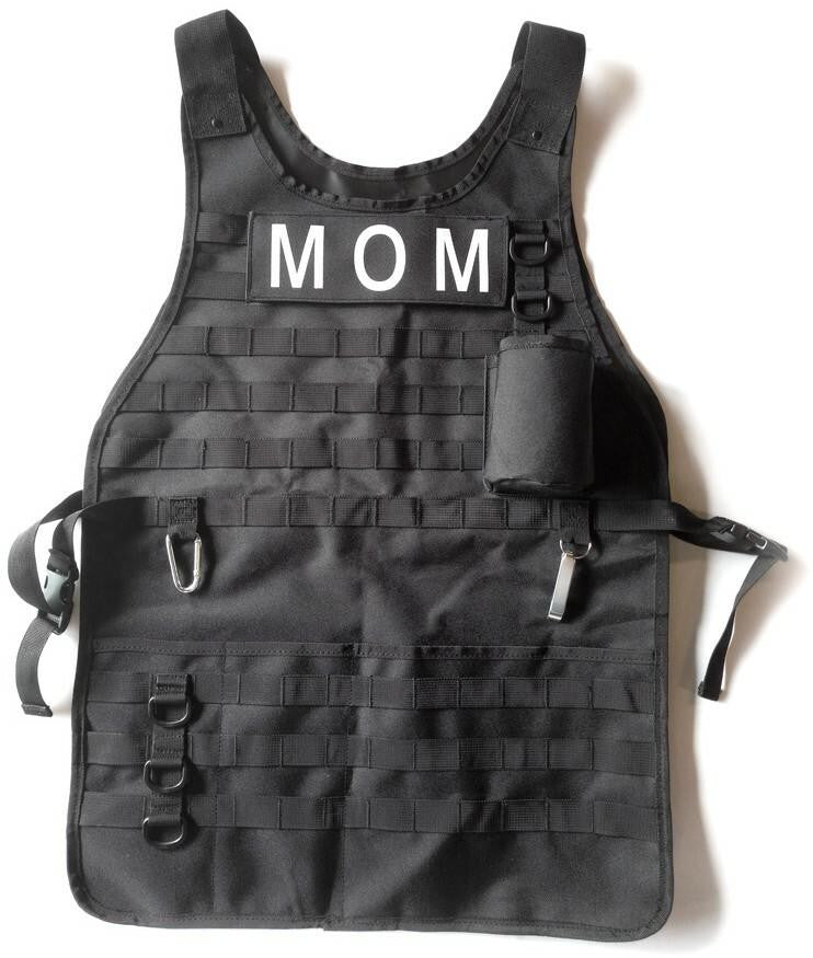  Caliber Gourmet Tactical BBQ Apron With Carabiner And Bottle Opener