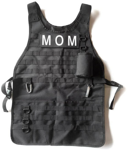  Caliber Gourmet Tactical BBQ Apron With Carabiner And Bottle Opener