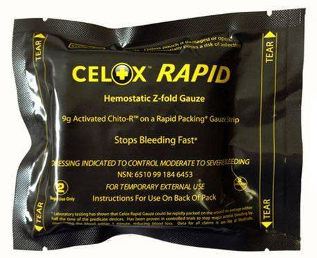  Celox 5' Z- Fold Rapid Gauze