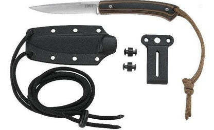  CRKT 2382 Biwa Lightweight Fixed Blade Hunting/Fishing Knife