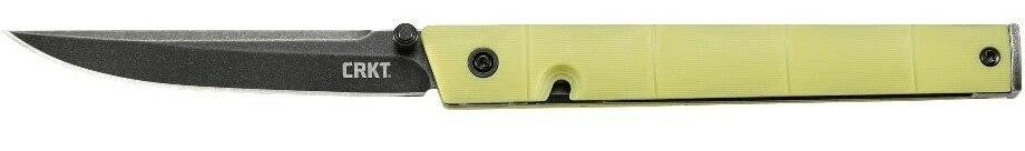  CRKT 7096YGK CEO Bamboo Low Profile Folding Knife