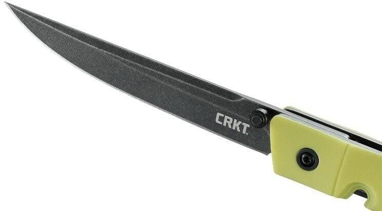  CRKT 7096YGK CEO Bamboo Low Profile Folding Knife