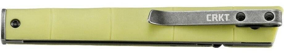  CRKT 7096YGK CEO Bamboo Low Profile Folding Knife