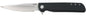  CRKT 3801 LCK + Black Drop Point Assisted Opening Flipper Folding Knife