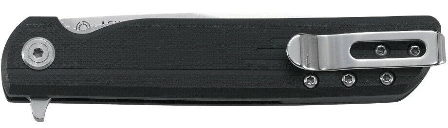  CRKT 3801 LCK + Black Drop Point Assisted Opening Flipper Folding Knife