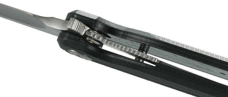  CRKT 3801 LCK + Black Drop Point Assisted Opening Flipper Folding Knife