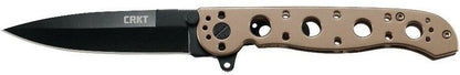  CRKT M16-03BK Spear Point Tactical Flipper Folding Knife With Black Blade
