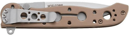  CRKT M16-03BS Spear Point Tactical Flipper Folding Knife With Silver Blade