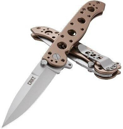  CRKT M16-03BS Spear Point Tactical Flipper Folding Knife With Silver Blade