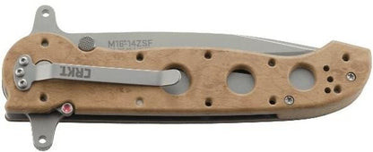 CRKT M16-14ZSF Desert Tactical Tanto Flipper Folding Knife