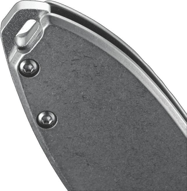  CRKT 2490 Squid Silver Drop Point Folding Knife