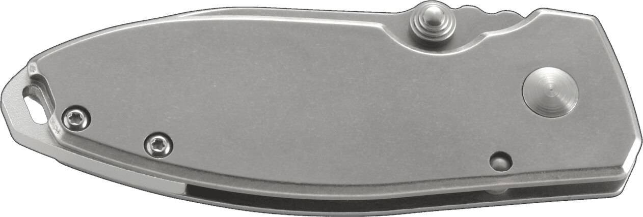  CRKT 2490 Squid Silver Drop Point Folding Knife