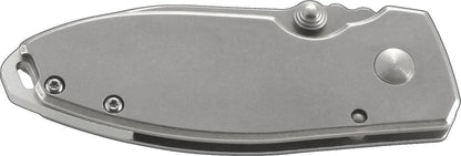  CRKT 2490 Squid Silver Drop Point Folding Knife